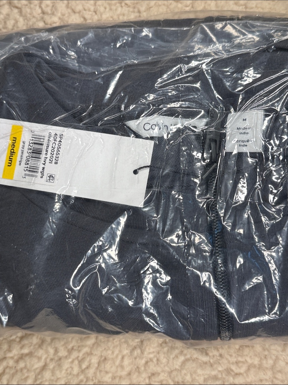 *Brand New* Calvin Klein Dark Navy Full-Zip Hoodie
